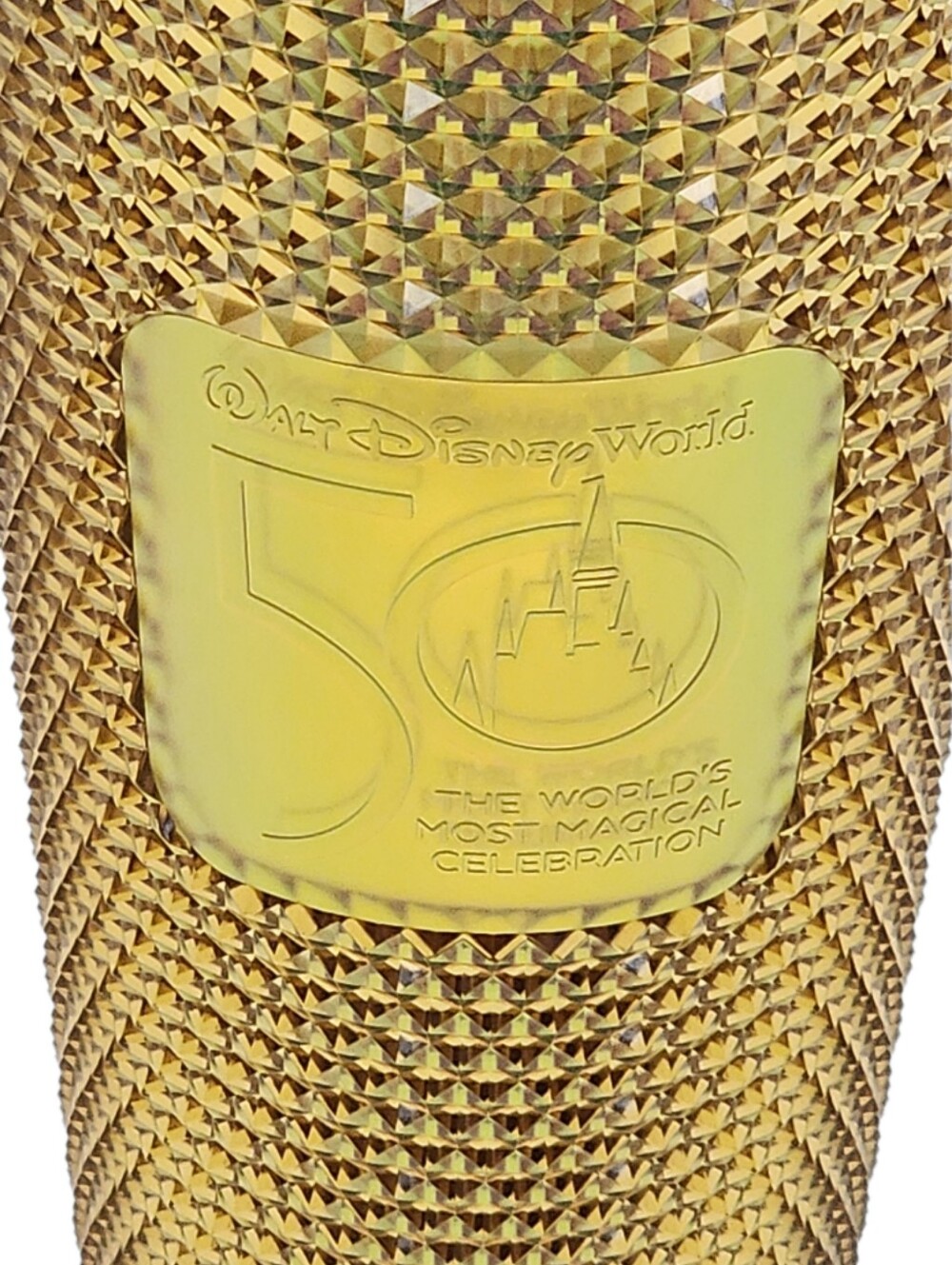 Disney Starbucks WDW 50th Anniversary GOLD Tumbler NWT - Picture 3 of 7
